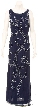 Full Length Sequined Designed Evening Gown