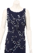 Full Length Sequined Designed Evening Gown — in closeup