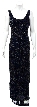 Full Length Sleeveless Beaded Formal Dress