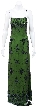 Formal Dress with Hand Beaded Floral Design