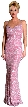 Tie Back Fully Beaded Gown