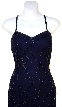Spaghetti Strap Beaded Formal Dress — in close up