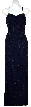 Spaghetti Strap Beaded Formal Dress