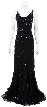 Formal Mermaid Dress with Hand Beaded Spark Detial