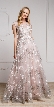 Floral & Embroidered Full Length Prom Gown