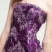 Strapless Short Cocktail Prom Dress with Feather Trim. — in alternative picture