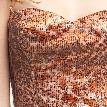 Strapless Short Leopard Print Cocktail Party Dress — in an alternative picture