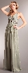Deep V-Neck Braided Straps Long Formal Prom Dress