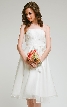 Strapless Bridesmaid dress with detachable sash — in alternative picture