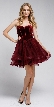 Strapless Short Babydoll Prom Dress