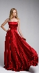 A-Line Spaghetti Prom Gown with Long Flowing Skirt
