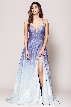 Double Spaghetti A Line Prom Gown