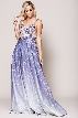 Empire Prom Gown with Spaghetti Straps — in Lavender