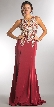 Exquisite Lace Bodice Long Formal Evening Dress