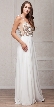 Bejeweled Bodice V-Neck Spaghetti Straps Formal Prom Dress — in an alternative image