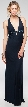Plunging Neckline Formal Prom Dress with Bejeweled Back — in an alternative picture