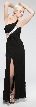One Shoulder Long Formal Prom Dress with Bejeweled Bodice — in alternative picture