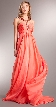Bejeweled Straps Shirred Long Formal Evening Prom Dress