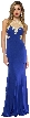 Halter Neck Floral Motifs Floor Length Formal Prom Dress
