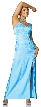 Radiating Bead Spaghetti Strapped Dress
