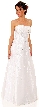 Criss Crossed Off-Shouldered Beaded Prom Dress