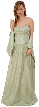 Criss Crossed 2 pc Beaded Formal Evening Dress — in alternative picture