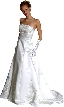 Off Shoulder Embroidered and Beaded Bridal Gown