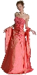 Off Shouldered Miniature Flower Taffeta Prom Dress