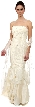 Beaded Mermaid Cut Style and Ruffled Prom Dress — in alternative image