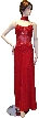 Spaghetti Strapped Rouched Beaded Dress