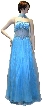 Strapless English Net Prom Dress