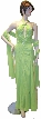 Halter-Neck Beaded Prom Dress