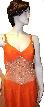 Criss-cross Back Prom Dress — in close up