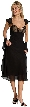 Empire Cut Beaded Cocktail Prom Dress