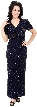Long Beaded Dress with Attached Short Jacket