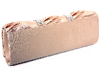 Rhinestone Embellished Satin Evening Bag in Champaign — in alternative picture