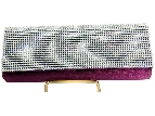 Starry Mantle Evening Bag In Burgundy
