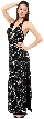 Halter Beaded Long Formal Gown