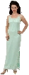 Long Formal Beaded Dress with Matching Jacket  — in Mint
