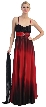 Two Toned Full Length Formal Dress with Empire Waistline