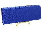 Rhinestone Embellished Satin Evening Bag in Black — in alternative picture