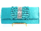 Ruffled Bow Evening Bag