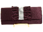 Ruffled Bow Evening Bag