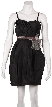 Shirred Bodice Bubble Party Dress
