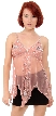 Spaghetti Strapped Sheer Sequined Top