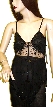Asymmetric Top with Bead Swirls and Petal Sequins