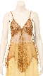 Spaghetti Strapped Luminous Sequined Top