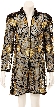 Fully Sequined Sheer Long Sleeve Formal Dress