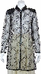 Long Beaded and Netted See-Through Jacket — in alternative image