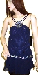 Beaded Patchwork Dual Strapped Halter Top